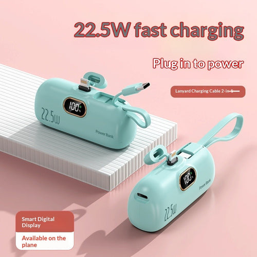 Fast Charging Pocket Capsule Power Bank